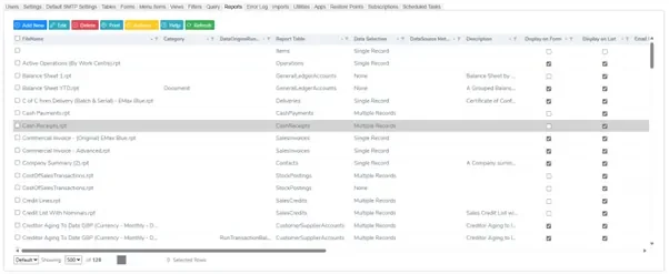 Comprehensive Report Library 