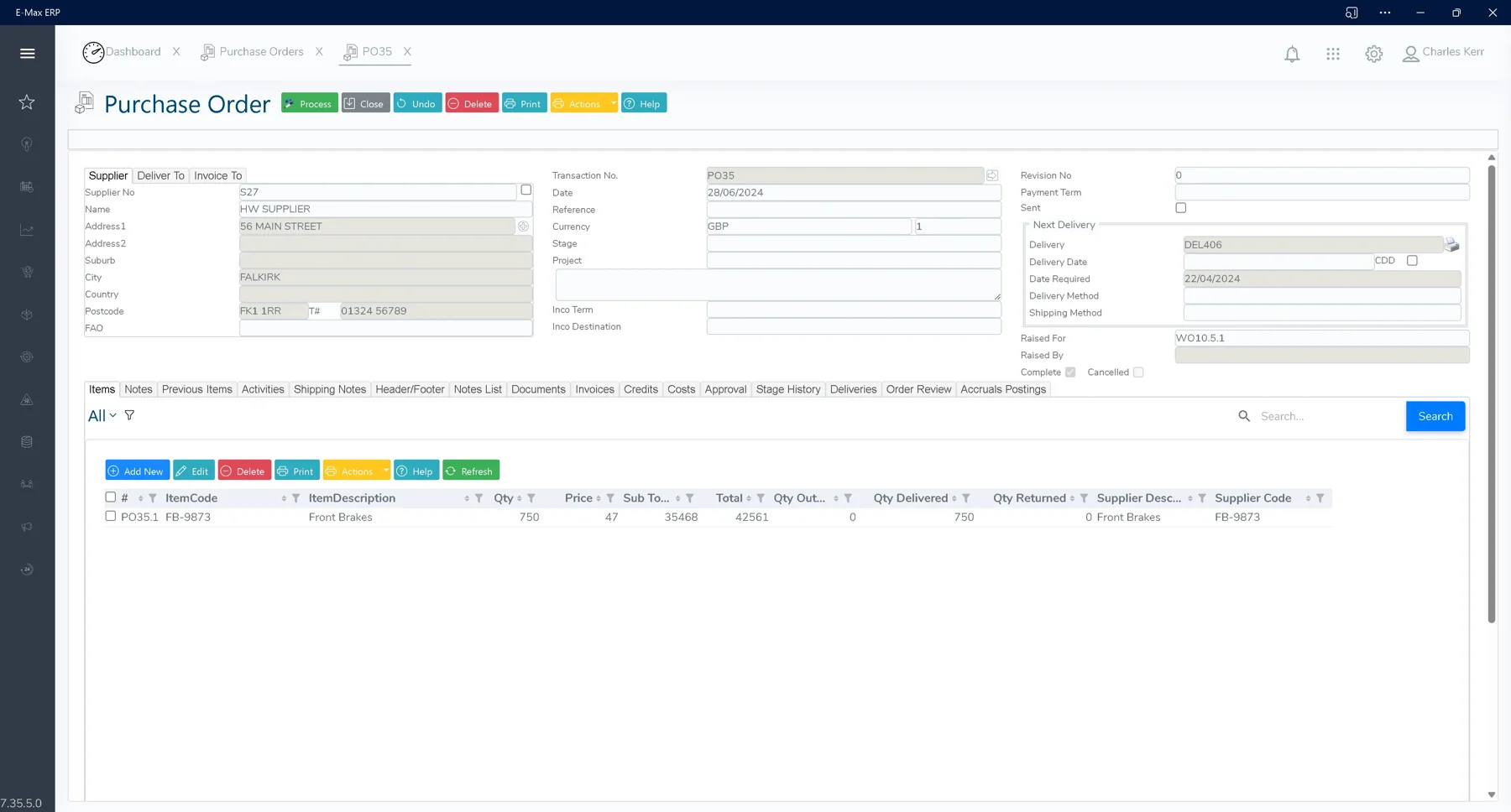 Streamlined Purchasing Workflow