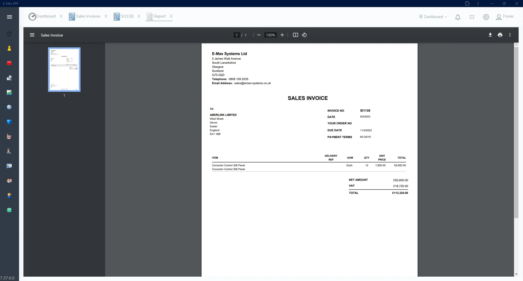 Manage Invoicing